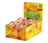 Leone Espositore da Banco Con Gelatine di Frutta Sfuse agli Agrumi Arancia, Limone, Mandarino 1 Kg