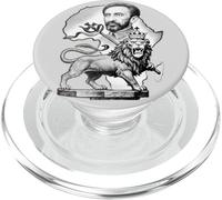 Leone etiope Giuda imperatore Haile Selassie Rasta PopSockets PopGrip per MagSafe