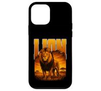 LEONE grande gatto re della savana enorme predatore gatti caccia Custodia per iPhone 12 mini