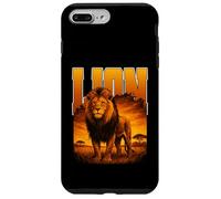 LEONE grande gatto re della savana enorme predatore gatti caccia Custodia per iPhone 7 Plus/8 Plus