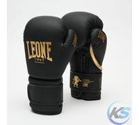 Leone1947 Guantoni Da Boxe Artificiali Pelle Black&gold