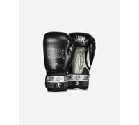 Leone Guanti Boxe Iconic Black dorso in Pelle 10Oz Nero