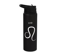 Leone Il Leone - Segno zodiacale minimalista Stainless Steel Insulated Water Bottle