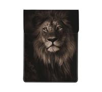 Leone in caduta 3D, Custodia per laptop in pelle PU, borsa per notebook, custodia per laptop, custodia per tablet