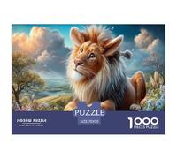 Leone Jigsaw Puzzle Impossibili 1000 Pezzi Hill Decorazione Per La Casa. Giochi Rilassamento E Intelligence Per Adulti E Ragazzi Da 14 Anni 70x50cm/1000pcs