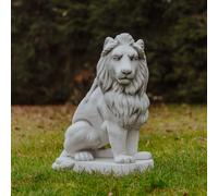 Leone MAX destro statua in pietra H.95 cm 85 x 40 cm grigio 230 kg cemento an...