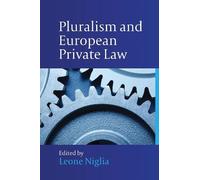 Leone Niglia Pluralism and European Private Law (Copertina rigida)
