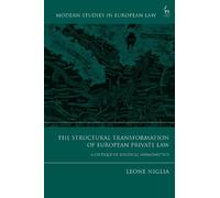 Leone Niglia The Structural Transformation of European Privat (Copertina rigida)