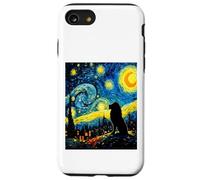 Leone Notte Stellata Van Gogh Rendition Jungle Cat Artistry Custodia per iPhone SE (2020) / 7/8
