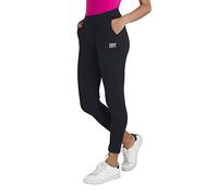 Leone - Pantalone Donna Dritto con Piega in Felpa Training - Black (09), L