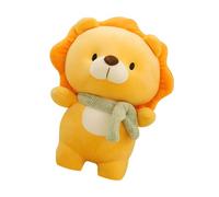 Leone, peluche con animale di leone, 23 cm, morbido di peluche | Tessuto imbottito imbottito per la famiglia, può essere utilizzato a mano o per le ragazze,