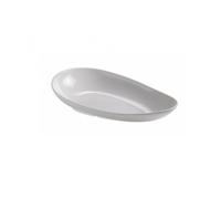 Leone Piatto ovale melamina, bianco, 33.5x20x6h cm Piatto ovale melamina, bianco, 33.5x20x6h cm