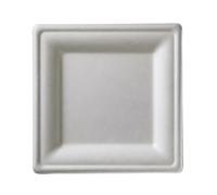 Leone Piatto quadrato in polpa cm.16x16x1.5h - 50 pezzi Piatto quadrato in polpa cm.16x16x1.5h - 50 pezzi