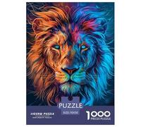 Leone Puzzle 1000 Pezzi Animali Puzzle Gioco Di Intelligenza Decorazione Della Parete Della Casa Cartone 100% Riciclato per Adulti E Bambini Oltre I 14 Anni 70x50cm/1000pcs
