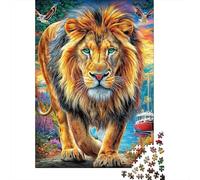 Leone Puzzle 1000 Pezzi, Jigsaw Puzzle Per Adulti E Ragazzi Dai 14 Anni in Su, Giochi Stimolanti Per Tutta La Famiglia 70x50cm/1000pcs