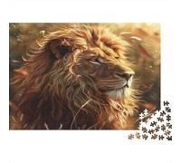 Leone Puzzle Impossibili 1000 Pezzi Golden Mane Decorazione Per La Casa. Rilassamento E Intelligence Per Adulti E Ragazzi Da 14 Anni 1000pcs (75x50cm)