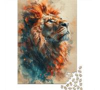 Leone Puzzle Impossible 1000Pcs Arte astratta Decorazione Per La Casa. Rilassamento E Intelligence Per Adulti E Ragazzi Da 14 Anni 1000pcs (75x50cm)