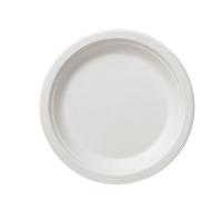 Leone - Q2012.I - Piatto piano monouso Bio - rotondo - diametro 22 cm - cellulosa-canna da zucchero - bianco - Leone - conf. 50 pezzi - 90253 - Conf. da 1 Pz. - Q2012.I