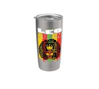 Leone Regina Zodiaco Afro Style Benedetta legante Bicchiere termico in acciaio inox doppia parete