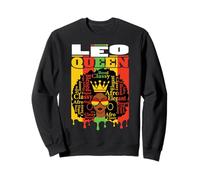 Leone Regina Zodiaco Afro Style Benedetta legante Felpa