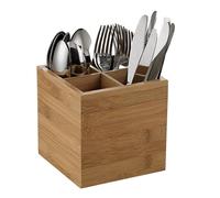 Leone - S0127 - Portaposate - in bamboo - 15x15x15 cm - colore naturale - Leone - 91099 - Conf. da 1 Pz. - S0127