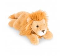 LEONE sdraiato LUNGO 33 CM wild animals collection TEDDY HERMANN pupazzo PELUCHE