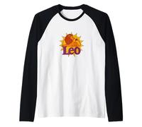 Leone segno zodiacale illustrazione astrologia arte leone leone Maglia con Maniche Raglan