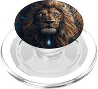 Leone segno zodiacale leone regali uomo e donna leone PopSockets PopGrip per MagSafe