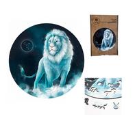 Leone Segno Zodiacale Unico Puzzle In Legno 200 Pz 32Cm Di Fantasy Puzzles Fp029