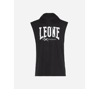 Leone1947 Logo Sleeveless Hoodie Nero M Uomo