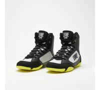 LEONE SPORT STIVALETTI PREMIUM CL110 SCARPE DA BOXE UNISEX black lime ring