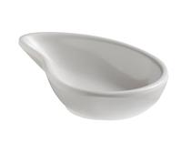 Leone - T8165 - Ciotola a goccia fingerfood - 10 x 6,5 x 2,4 cm - melamina - bianco - Leone - 96747 - Conf. da 1 Pz. - T8165