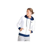 LEONE - Tuta da Uomo con Cappuccio e Zip Real Boxing - Optic White/GREEY Mel. (0004), XS