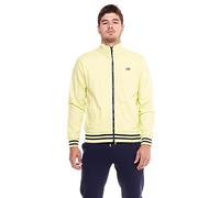 LEONE - Tuta da Uomo con Collo in Piedi e Zip Welcome Back - Sunny Lime-Navy Blue (17310), M