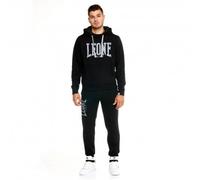 Leone Tuta Sportiva Con Cappuccio Big Logo Nero Uomo S