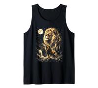 Leone Ululando alla Luna Meme Canotta