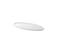 Leone Vassoio ovale bianco in melamina, 60x30x1,6 cm Vassoio ovale bianco in melamina, 60x30x1,6 cm