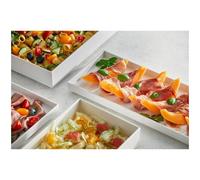 Leone Venezia, Vassoio rettangolare Gastronorm in melamina bianco lucido h3 cm Venezia, Vassoio rettangolare Gastronorm in melamina bianco lucido h3 cm