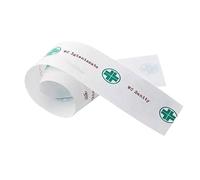 Leone - W5201 - Strisce garanzia per WC - carta - bianco-verde - Leone - conf. 1000 pezzi - 102980 - Conf. da 1 Pz.