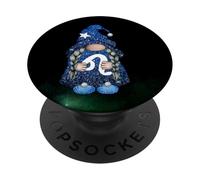 Leone Zodiac Gnome Astrologia Celeste Carattere Arte PopSockets PopGrip Adesivo
