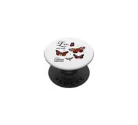 Leone Zodiaco Farfalla & Falena Illustrazione PopSockets PopGrip Adesivo