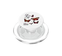 Leone Zodiaco Farfalla & Falena Illustrazione PopSockets PopGrip per MagSafe