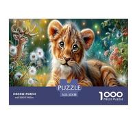 LeoneCub Puzzle Impossibili 1000Pcs Fiori selvatici colorati Decorazione Per La Casa. Rilassamento E Intelligence Per Adulti E Ragazzi Da 14 Anni 52x38cm/1000pcs