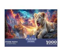 LeoneCub Puzzle Impossible 1000Pcs Mountain Forest Decorazione Per La Casa. Rilassamento E Intelligence Per Adulti E Ragazzi Da 14 Anni 38x26cm/1000pcs