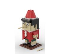Leonetti Giocattoli Pinocchio Costruzione in Mattoncini 123 pz.