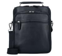 Leonhard Heyden Berlin Borsa a tracolla in pelle 28 cm nero