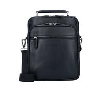 Leonhard Heyden Berlin Borsa a tracolla in pelle 28 cm nero