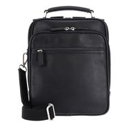 Leonhard Heyden Berlin Borsa a tracolla in pelle 28 cm nero