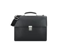 Leonhard Heyden Berlin Cartella in pelle 40 cm Scomparto per computer portatile nero