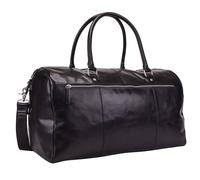Leonhard Heyden Borsa da viaggio Cambridge in pelle 50 cm nero